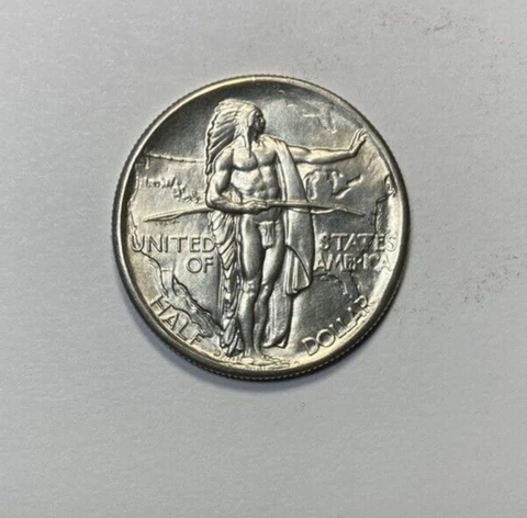 1937-D Oregon Trail Commemorative Half Dollar High Quality Low Mintage Cover