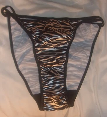 SEXY BRAGAS BIKINI DOBLE CUERDA CON DISEÑO ANIMAL PRINT TALLA GRANDE NUEVAS Foto 1 de 3