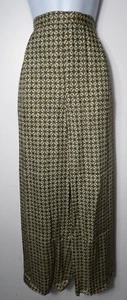 Pantalone Pendleton floreale taglia 14 gamba larga cropped rayon zip schiena elastico in vita boho - Foto 1 di 19
