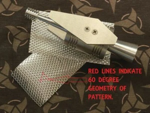 STAR TREK UTILERÍA DISRUPTOR ASPIRADOR KLINGON LÁMINA CRUJIENTE MATERIAL MYLAR RARO - Imagen 1 de 2