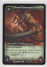 2008 World of Warcraft TCG: Servants the Betrayer Doom Commander Zaakuul 1i3