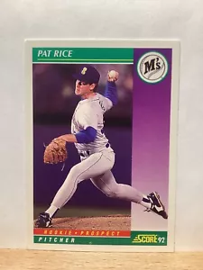 Score 1992 Baseball Card: Pat Rice, Seattle Mariners - Card #423 - Foto 1 di 2