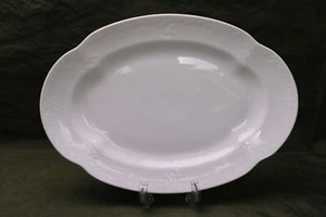 Kaiser DUBARRY White Fine Porcelain Oval Serving Platter 12 3/4 " - Picture 1 of 6
