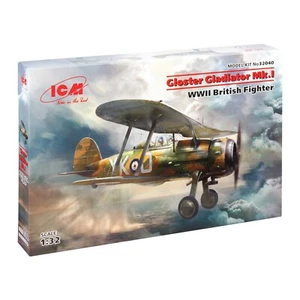 ICM 32040 Plastic model aircraft kit Biplane Scale 1:32 Gloster Gladiator Mk.1 - Picture 1 of 19