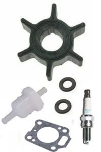 KIT ANUAL DE PIEZAS DE SERVICIO 4HP 5 6HP TOHATSU Fueraborda Impulsor Junta Filtro Enchufe - Imagen 1 de 1