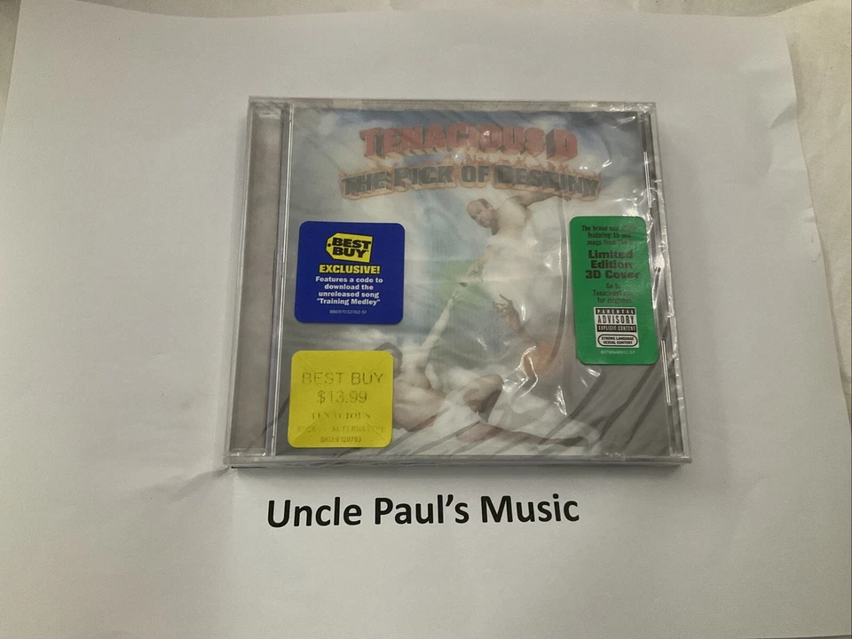 Tenacious D The Pick Of Destiny Limited Lenticular 3D Best Buy NEW SEALED RARE - Image 1 of 2