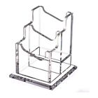 Acrylic Business Card Holder Clear Message Folders Stationery Organizer  Office