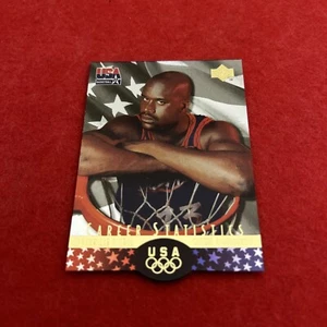 Shaquille O'Neal 1996 cubierta superior EE. UU. SP estadísticas de carrera #S5, troquelado en oro - Imagen 1 de 8