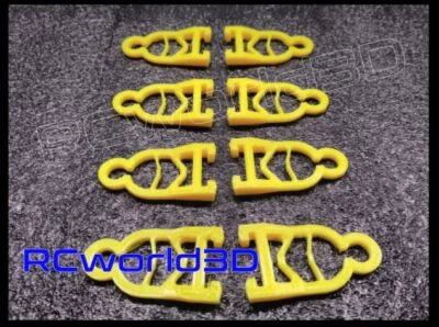 QUADCOPTER LANDING FEET SET 3D PRINTED STRONG PLA 250-280-300 FRAMES *YELLOW* - Image 1 of 4