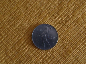 50 LIRE REPUBBLICA 1958 - Picture 1 of 1