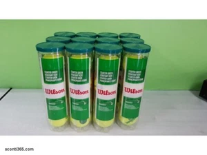 Wilson Paket 12 Rohre Von 4 Bälle Starter Play Grün - Bild 1 von 5