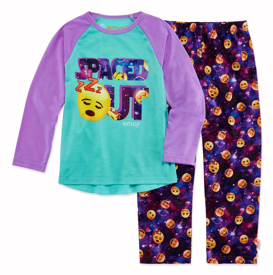 Pijama Hatchimals Emoji Talla 6 8 10 12 Niñas Conjunto de 2 Piezas Traje Unión Nuevo con Etiquetas NUEVO Foto 1 de 1