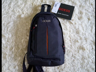 NEW - Guess Designer Brown/Orange Sling Monostrap Rucksack £155 - Image 1 of 4
