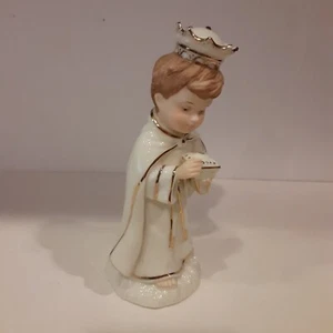 Vintage Lefton Infant of Prague Figurine Boy Jesus Catholic/Christian Beautiful - Picture 1 of 8