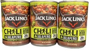 Jack Link's Jalapeno peperoncino con fagioli 15 oz (3 lattine) - Foto 1 di 1