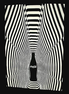 Psychedellic Coke Bottle Coca-Cola Soda Black T-Shirt NOS New Sz X-Large 2019 - Picture 1 of 2