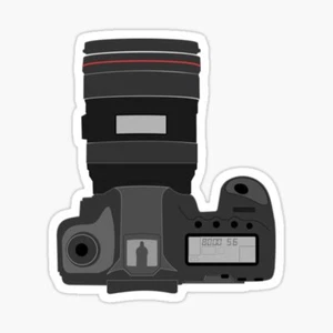 Calcomanía de vinilo para amante de la fotografía lente de cámara fotógrafo decoración computadora portátil - Imagen 1 de 1