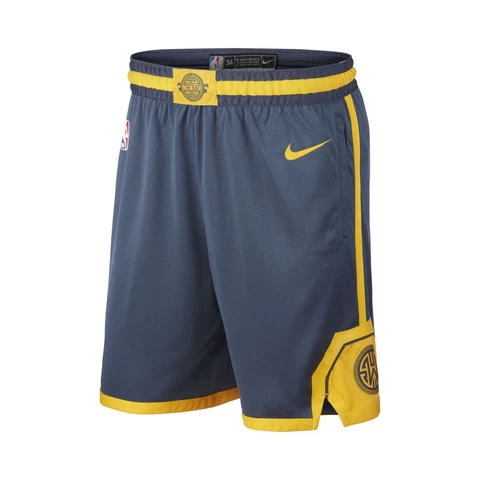 [912102-427] Mens Nike NBA Golden State Warriors Swingman Shorts Cover