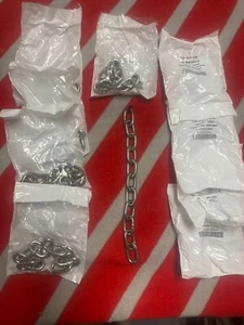 10 Stainless steel 3/16 Chains - Picture 1 of 2