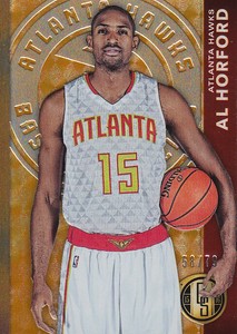 2015-16 Panini Gold Standard Gold Hawks Basketball Card #47 Al Horford /79 