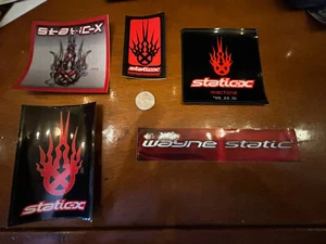 Statische X Maschinenaufkleber (5 Stück) - Original Promo 4x4 - Bonus, kostenlose Flagge Aufkleber - Bild 1 von 4