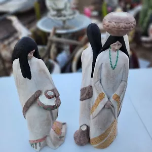 Austin Productions Earth Wind and Fire & Gatherer Acoma Statues Pair Set Of Two - Picture 1 of 24