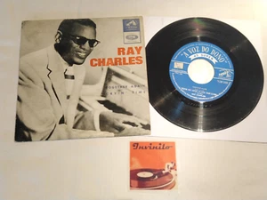 Ray Charles TOGETHER AGAIN 4-track EP vinyl single from Portugal - Picture 1 of 2