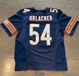 Brian Urlacher #54 Chicago Bears NFL HOF Nike Stitched Mens Jersey (Size 44)