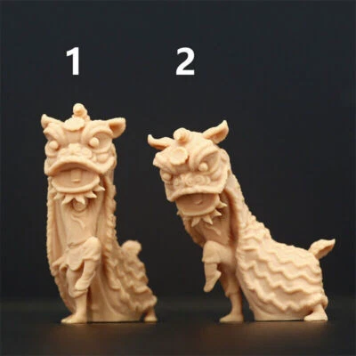 2PCS/SET 1:64 1:87 Chinese Lion Dance Miniatures Figure for Cars Vehicles Toys - Image 1 of 4
