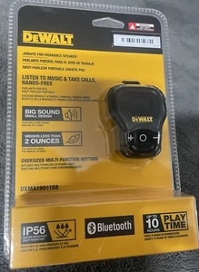 DEWALT Wearable Bluetooth Portable Speaker Clip-On Wireless Bluetooth DXM1901158 - Picture 1 of 2