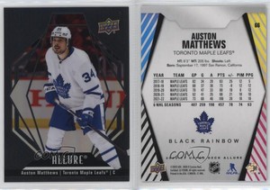 2022-23 Upper Deck Allure Black Rainbow Auston Matthews #66
