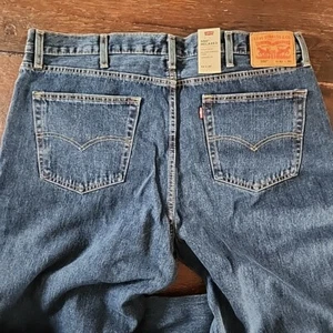 Levi's 550 Jeans Mens 42x30 Blue Denim NWT Relaxed Fit Cotton Medium Wash Adult - Imagen 1 de 12