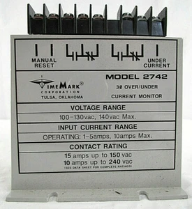 Time Mark Current Relay Model 2742~For PARTS/ REPAIR - Picture 1 of 5