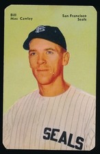 1952 Mother's Cookies (PCL) -#11 BILL McCAWLEY (San Francisco Seals) -Tough SP