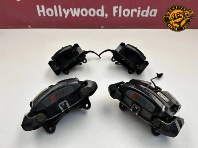 2010-2017 AUDI A5 S5 FRONT & REAR BRAKE CALIPERS SET OF 4 (BLACK) OEM 65 kmiles - Image 1 of 4