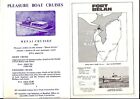 Fort Belan Menai Strait Caernarfon Pleasure Boat Cruises Flights handbills 1970s