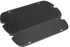 Cast Iron Griddle for Weber 7646 7584 Q300 Q320 Q3000 Q3100 Q3200 - Picture 1 of 14