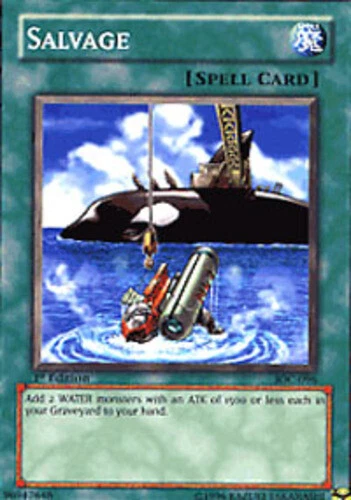 YUGIOH - Salvage - IOC-096 - Common - Unlimited Edition - LP - FLAT RATE SHIP - Image 1 of 1