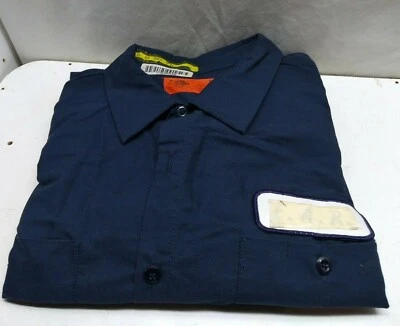 Camisa Dickies Industrial Poliéster/Algodón Azul Marino Manga Corta XL 16/50 (2 piezas) Foto 1 de 4