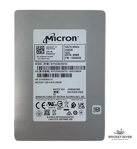 Micron 1300 Series MTFDDAK256TDL 256GB SATA 6Gb/s 2.5-inch SSD Solid State Drive - Picture 1 of 3