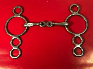 New - Steelast French Mouth Show Jumping Bit - 5 inch - Picture 1 of 10