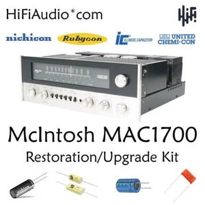 McIntosh MAC1700 receiver rebuild restoration Capacitor upgrade kit repair - Picture 1 of 9