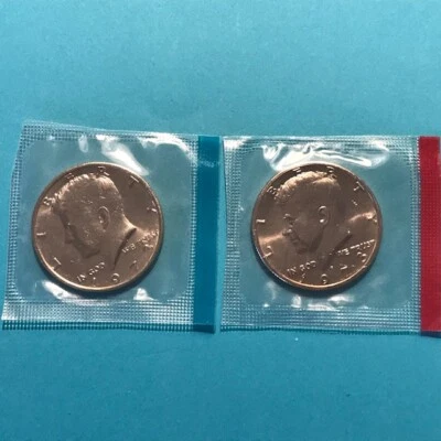 Medio dólar Kennedy 1973 P&D sin circular en violonchelo como nuevo en Estados Unidos envío gratuito Foto 1 de 2