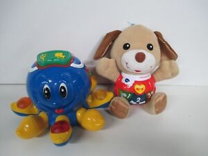Vtech swim n shapes octopus and little singing puppy.