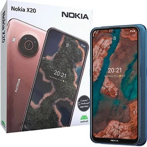 BNIB Nokia X20 Dual-SIM 128GB + 6GB Nordic Blue Factory Unlocked 5G OEM - Afbeelding 1 van 4