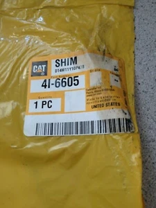 Genuine OEM Caterpillar CAT Shim 4I-6605 4I6605 - Picture 1 of 3