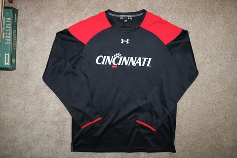 Under Armour Loose Coldgear Cincinnati Bearcats Thin Sweatshirt Mens L Cover
