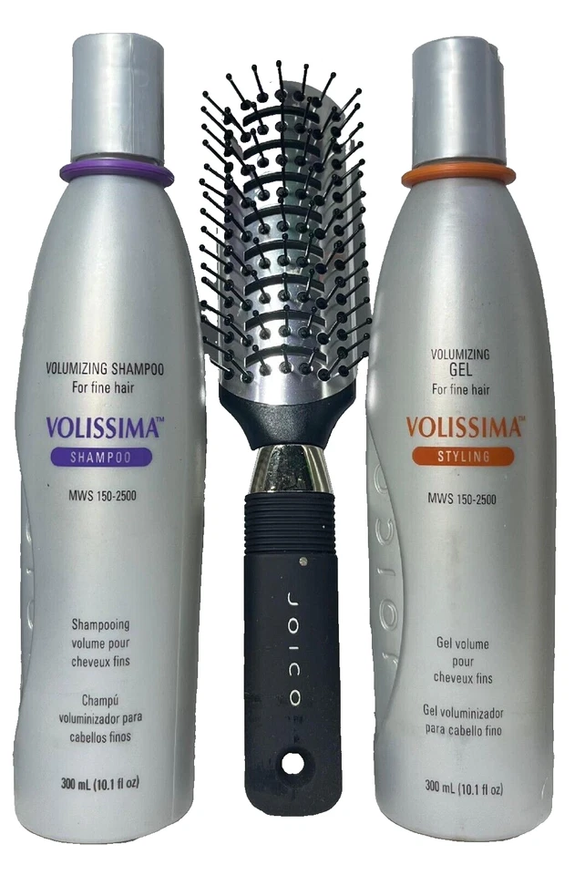 Combo de champú voluminizador Joico Volissima de 3 piezas, gel y cepillo f10,1 oz ea (073) Foto 1 de 1