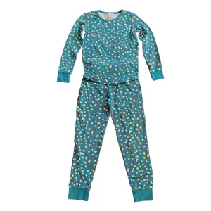 Ivy & Moon Girls PJ Pajamas Top Bottom Set Sleepwear Size 10 Polka Dots - Picture 1 of 7