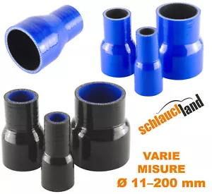 TUBO Riduzione flessibile SILICONE Manicotto Adattatore Riduttore Gomma Aria - Zdjęcie 1 z 7